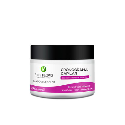 KIT CRONOGRAMA CAPILAR - 3 MÁSCARAS E 1 SHAMPOO