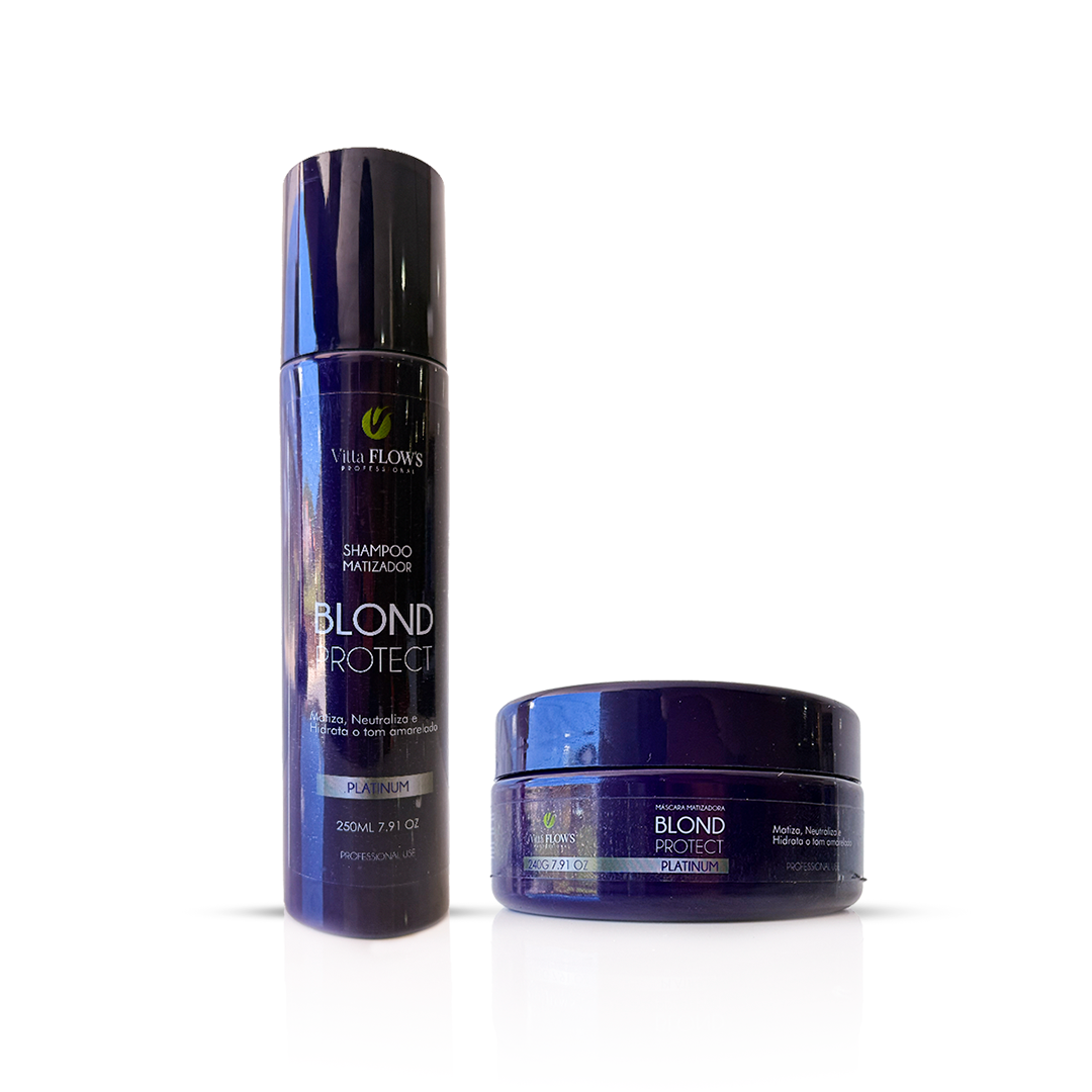 LINHA BLOND PROTECT SHAMPOO E MÁSCARA 240G