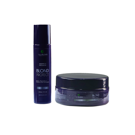 LINHA BLOND PROTECT SHAMPOO E MÁSCARA 240G
